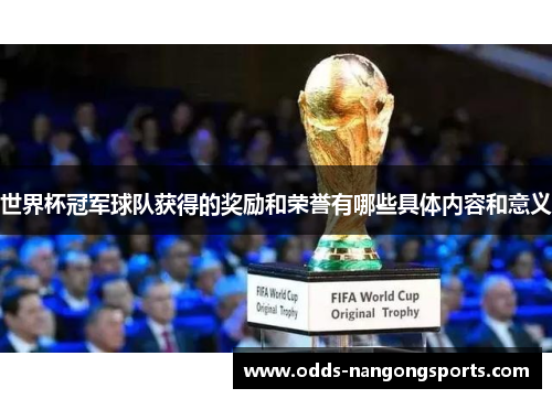 世界杯冠军球队获得的奖励和荣誉有哪些具体内容和意义